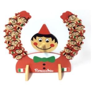 OROLOGIO LEGNO PINOCCHIO COD.7180264