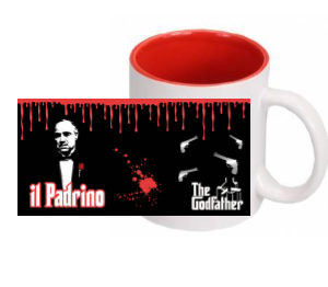 TAZZA SUBLIMATA FONDO COL. PADRINO GODFATHER  COD.