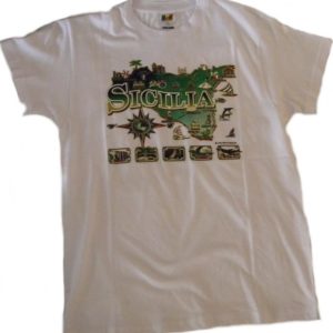 T-SHIRT SICILIA MAPPA BAMBINO/A COL. ASS MIS. ASS. Cod. T-SHIRT B